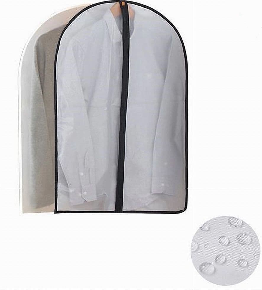 CUSTODIA COPRIABITO FODERA INDUMENTI GIACCA CAPPOTTO CON CERNIERA 60X80CM 87413 in Custodie e borse porta abiti Trade Shop italia - Napoli, commercioVirtuoso.it