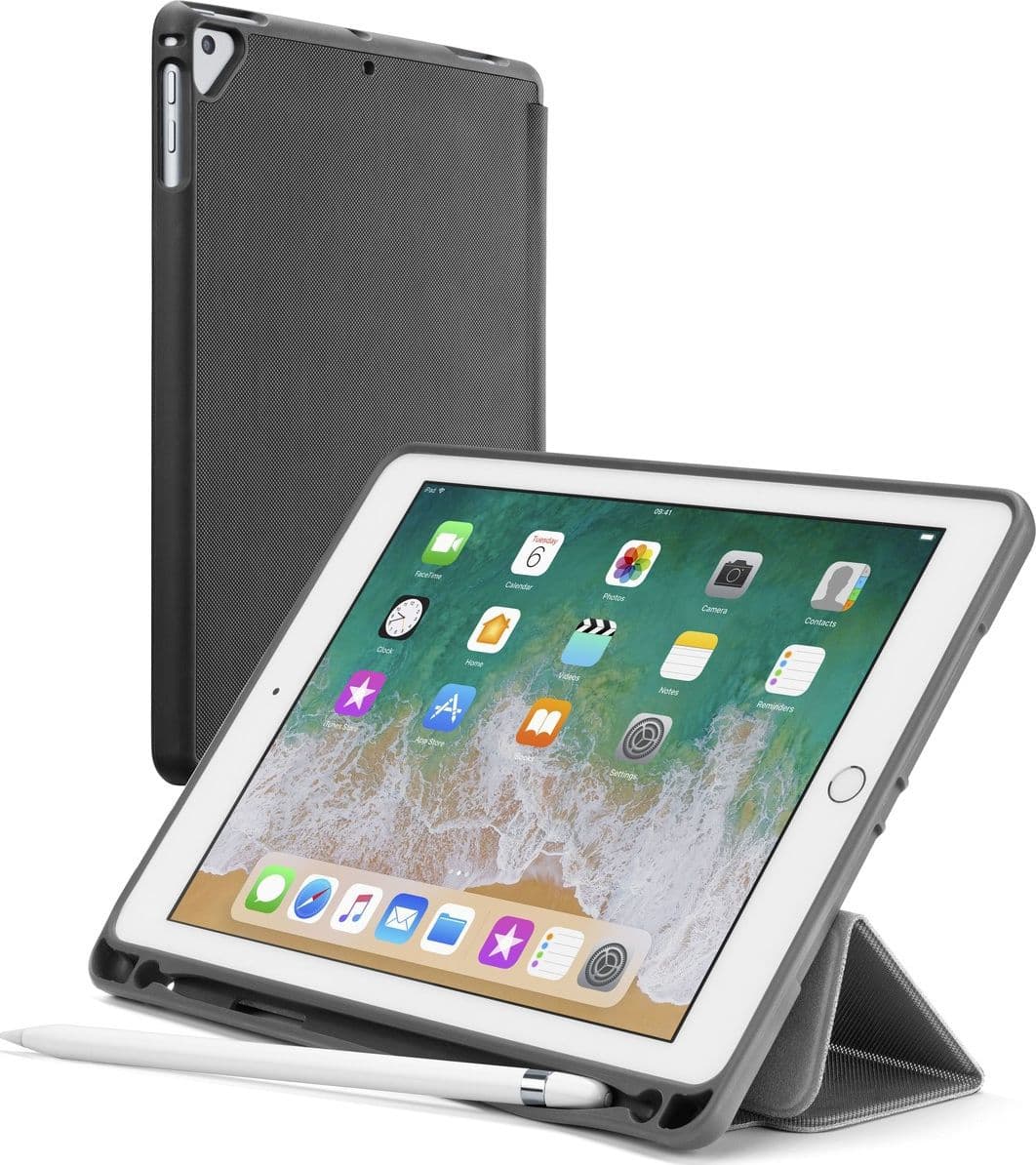 custodia ipad air IPAD 9.7 (2018) / IPAD 9.7 (2017) / IPAD AIR nero con porta apple pencil