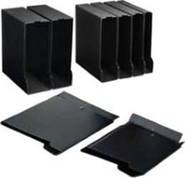 Custodia per raccoglitori 25 - dorso 3 5 cm - 26 5 x 31 5 cm - nero - Sei rota Cancelleria e prodotti per ufficio/Archivio ufficio e accessori per scrivania/Accessori da scrivania e archiviazione/Porta raccoglitori Eurocartuccia - Pavullo, Commerciovirtuoso.it