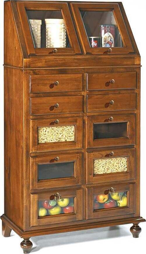CYNDI---dispensa-in-legno-massello-80x42x153-Tinta-noce-Milani-Home