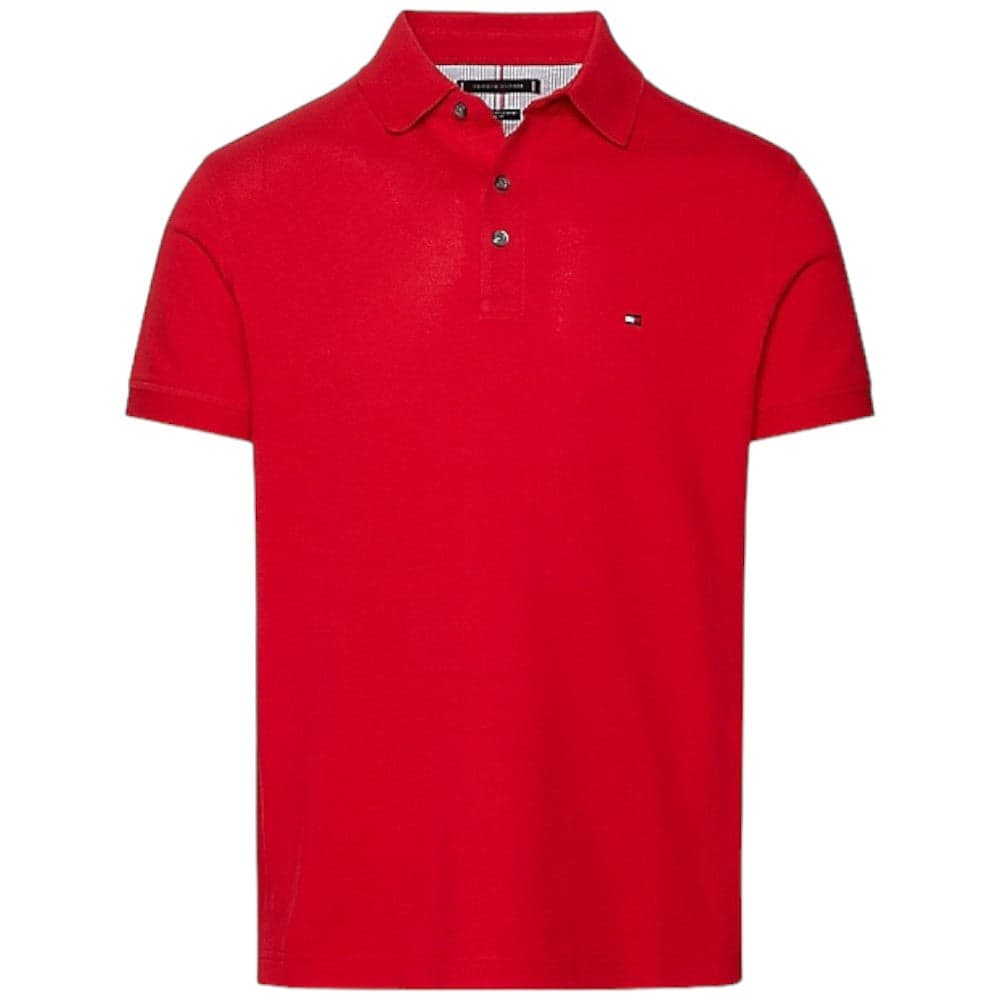 Tommy Hilfiger maglietta polo rossa TH 1985 MW0MW17771 T-shirt Tommy Hilfiger