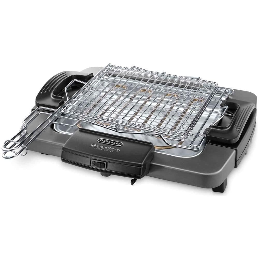 De longhi bq60. x griglia barbecue elettrica 28 x 27 cm potenza 1900 watt - 8004399260269 in Barbecue elettrici eWeki - Napoli, commercioVirtuoso.it