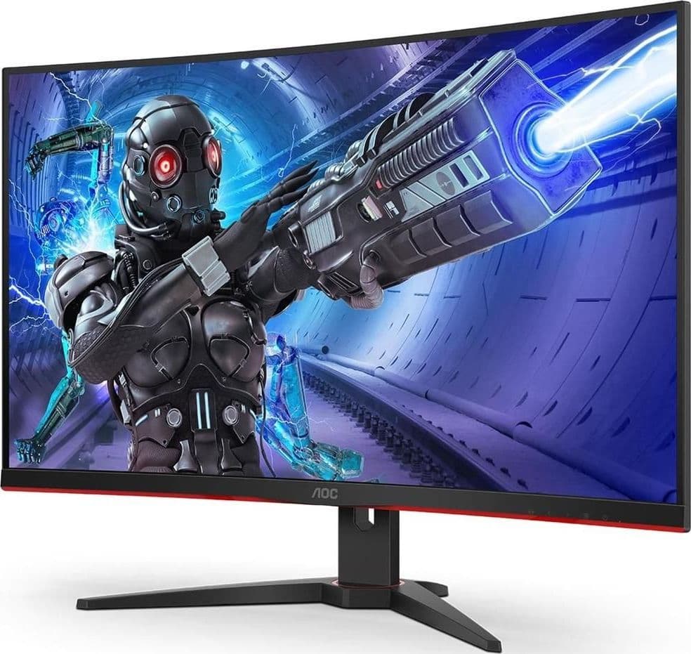 Aoc g2 c32g2ze/bk monitor pc 80 cm (31.5\") 1920 x 1080 pixel full hd led nero, rosso in eWeki - Napoli, commercioVirtuoso.it