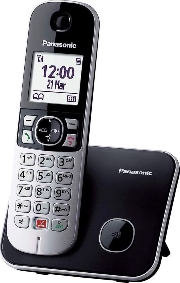 Panasonic kx-tg6851jtb telefono telefono dect identificatore di chiamata nero, grigio - (pan cordless kx-tg6851jtb ita blk) in Telefoni analogici eWeki - Napoli, commercioVirtuoso.it