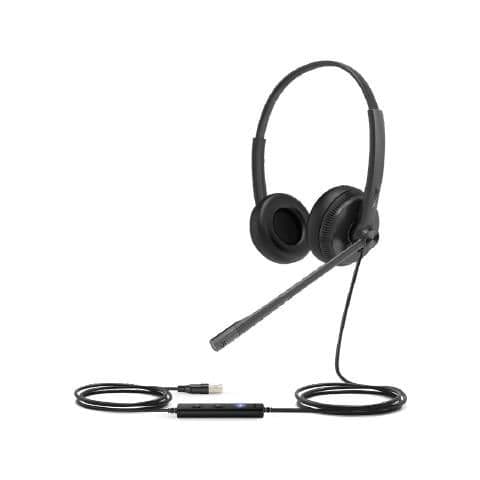 Yealink uh34 lite auricolare cablato a padiglione ufficio nero - UH34-DUAL-LITE in Cuffie eWeki - Napoli, commercioVirtuoso.it