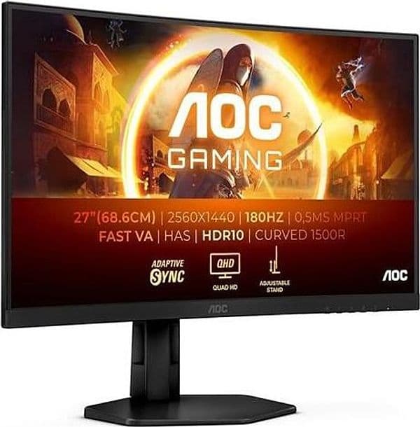 Aoc g4 cq27g4x monitor pc 68,6 cm (27\") 2560 x 1440 pixel quad hd lcd nero in eWeki - Napoli, commercioVirtuoso.it