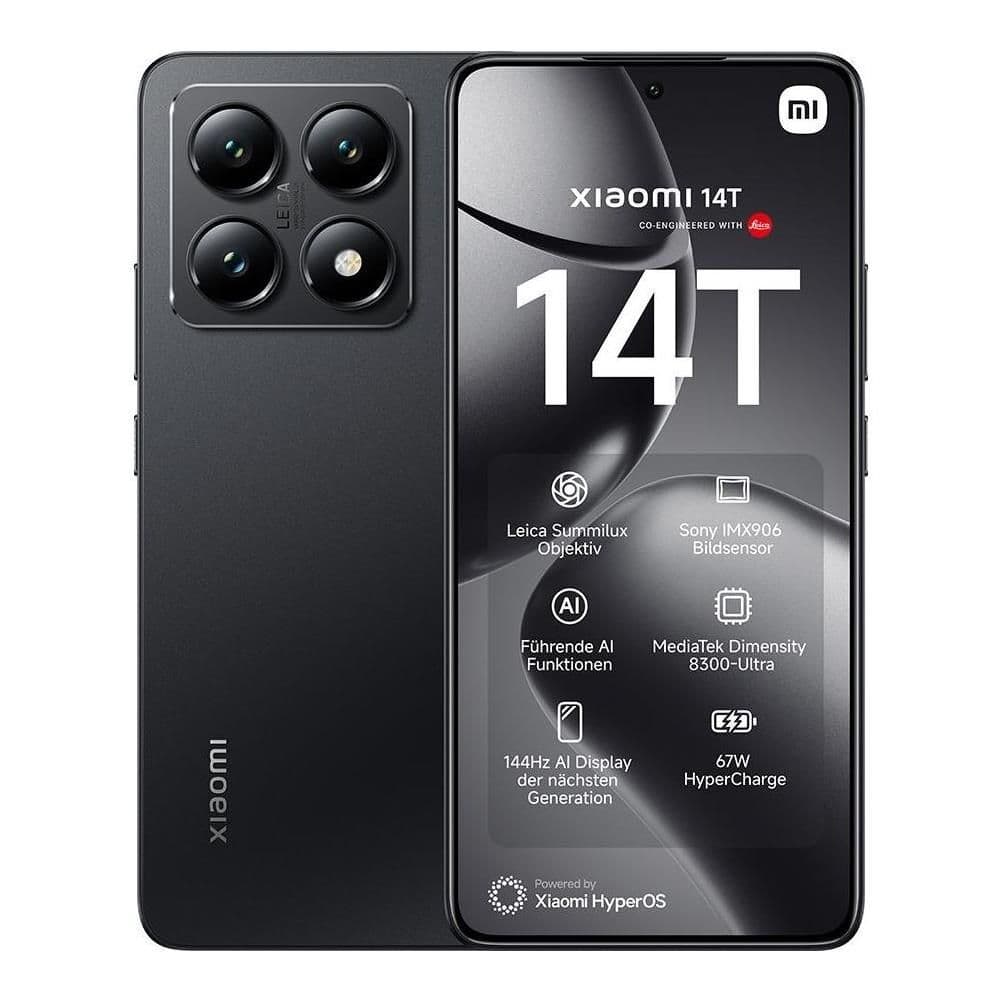 Xiaomi 14t 5g 256gb 12gb ram display 6.67\" dual sim 5000 mah titan black - 6941812712054 in Cellulari e Smartphone eWeki - Napoli, commercioVirtuoso.it