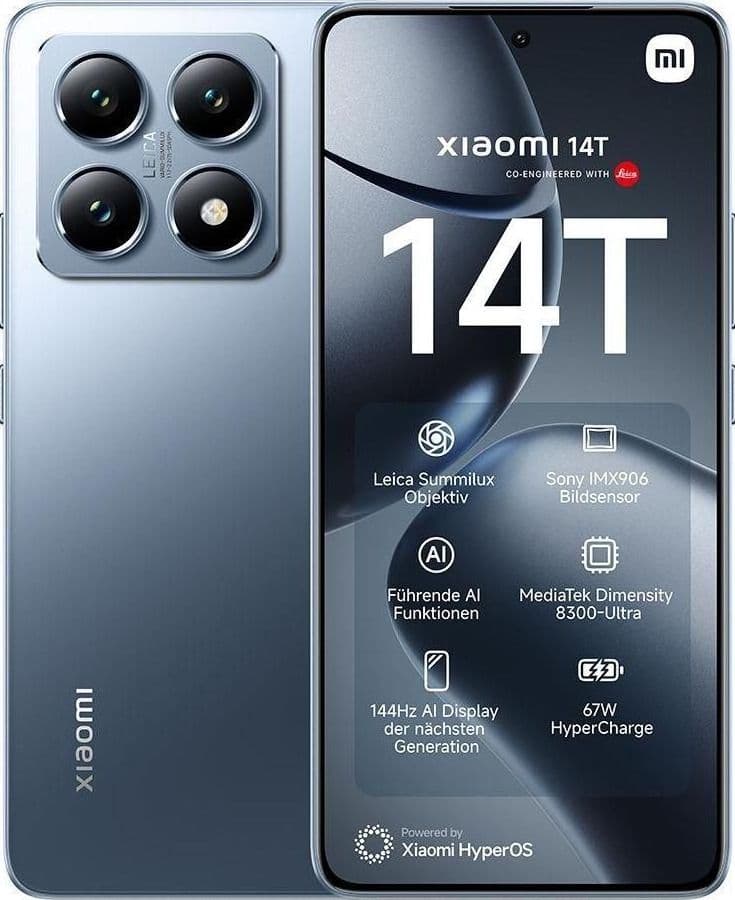 Xiaomi 14t 5g 256gb 12gb ram display 6.67\" doppia sim 5000 mah titan blue - 14T256BLU in Cellulari e Smartphone eWeki - Napoli, commercioVirtuoso.it