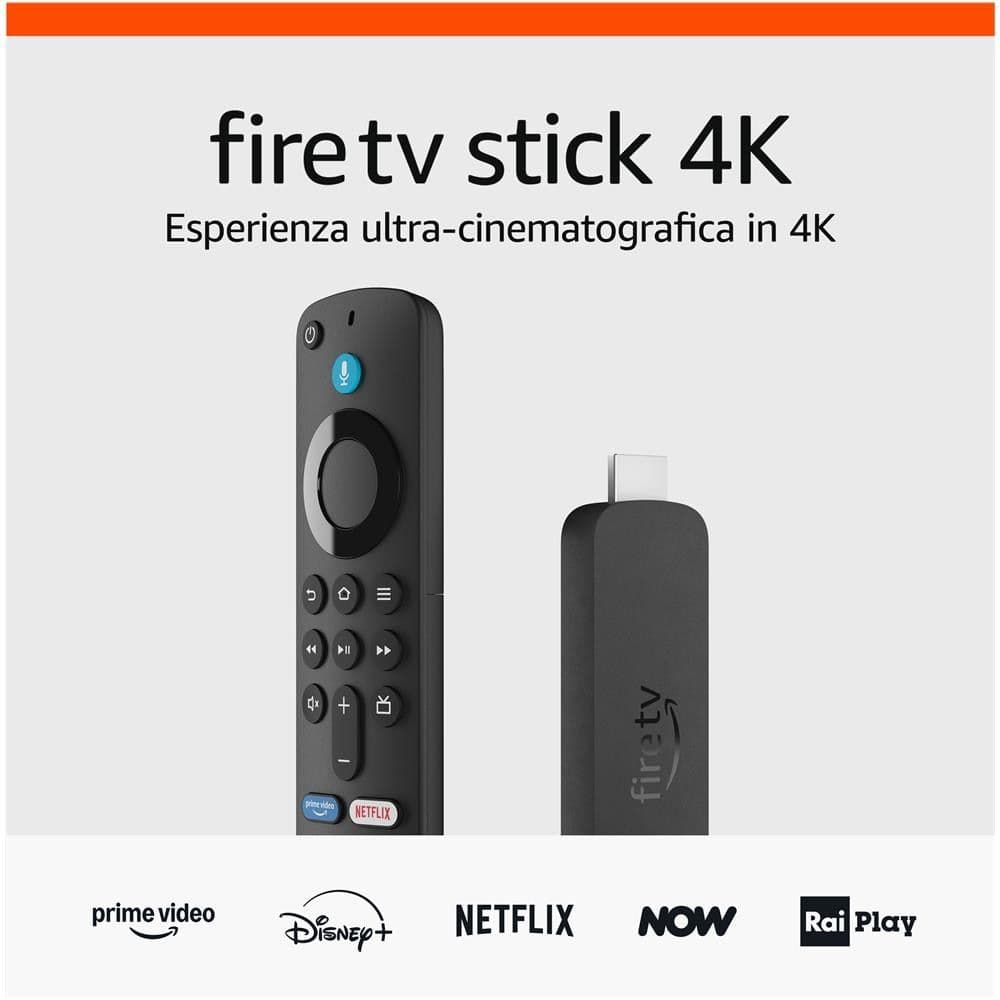 Amazon fire tv stick 4k contelecomando vocale - CL78171 in Telecomandi eWeki - Napoli, commercioVirtuoso.it
