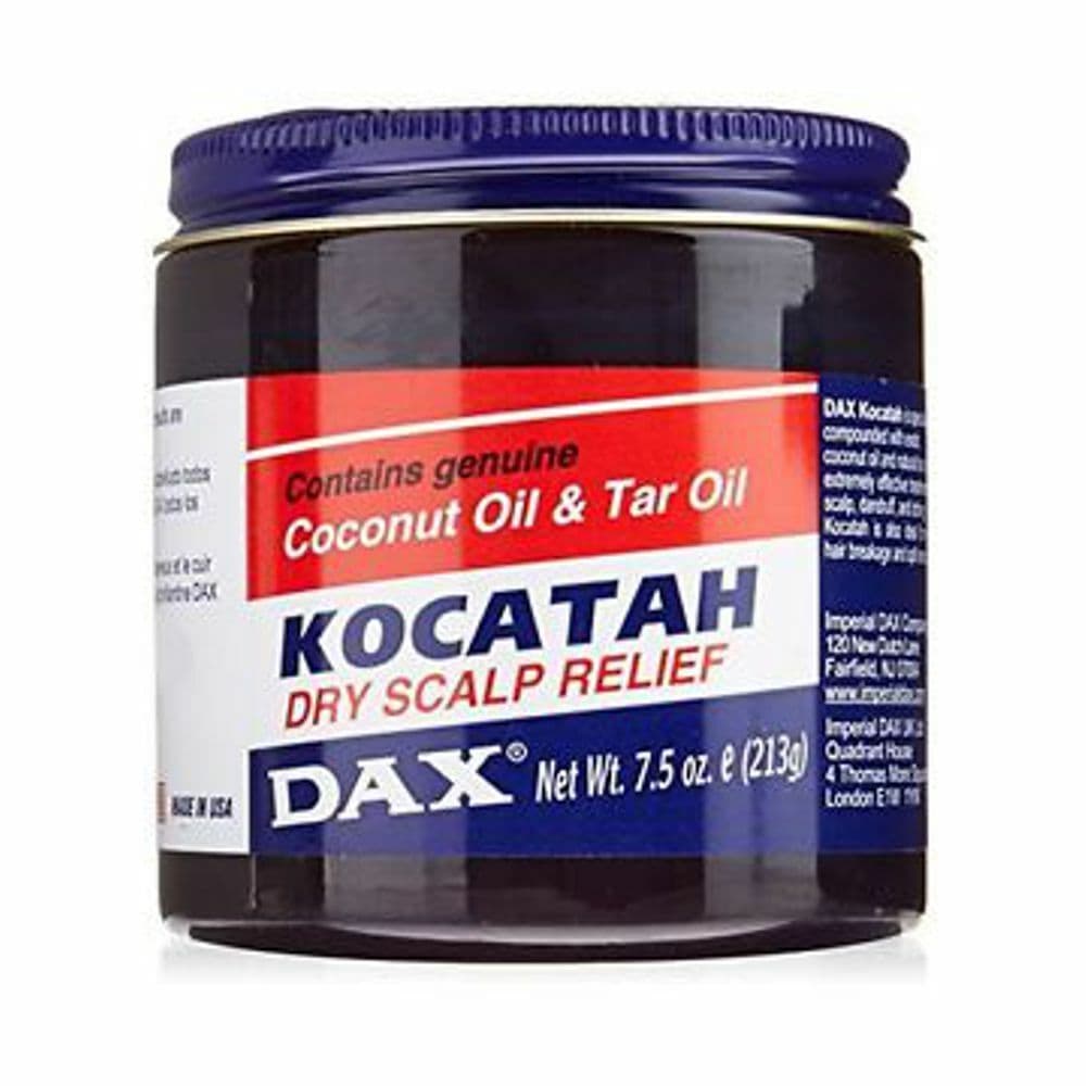 DAX POMADE BLACK COCONUT OIL & TAR OIL KOCATAH DRY SCALP RELIEF 379G PER CAPELLI PAESE DI ORIGINE USA. in Trattamenti per capelli e cute Agbon - Martinsicuro, commercioVirtuoso.it