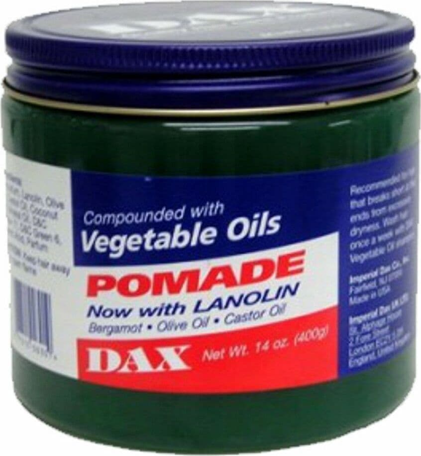 DAX POMADE HAIR FOOD WITH LANOLIN, BERGAMOT, OLIVE OIL, CASTOR OIL 213 G PER CAPELLI . in Balsami Agbon - Martinsicuro, commercioVirtuoso.it