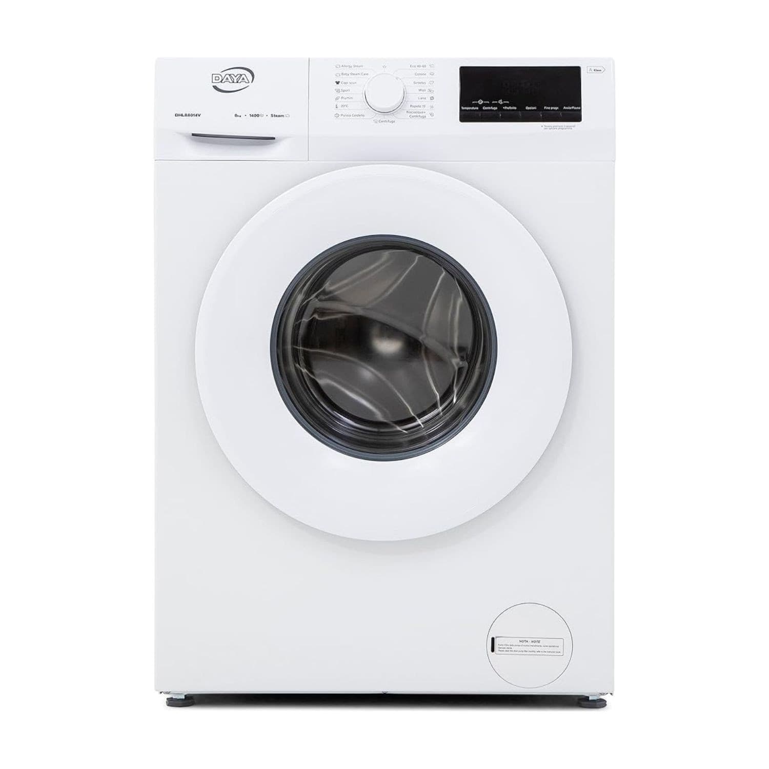 Daya-Lavatrice-Dhlb8014v,-Motore-Inverter,-8kg-1400rpm