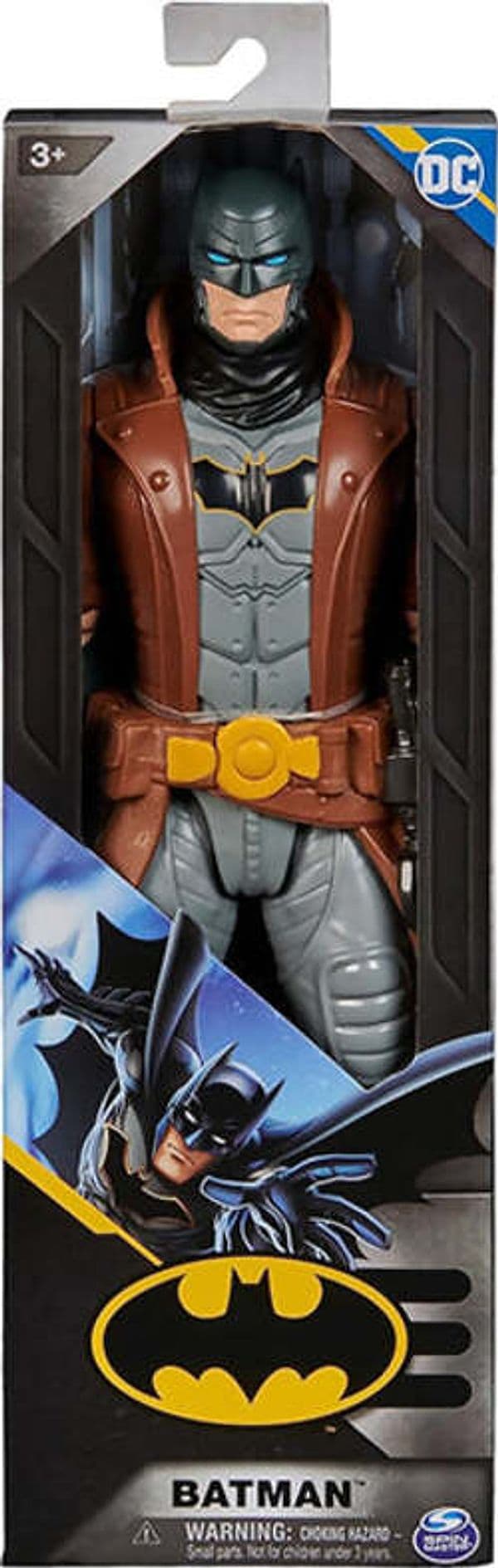 Dc-comics,-action-figure-batman-armatura-marrone,-supereroe-giocattolo-in-scala,-personaggio-mondo-batman-alto-30-cm,-supereroe-con-11-punti-di-articolazione,-giochi-per-bambini-e-bambine,-3+-anni