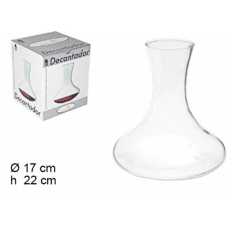 Decanter Per Vino In Vetro Aeratore Sommelier Enoteca Ristorante 17x22cm 054093 Casa e cucina/Stoviglie/Bicchieri e cristalli/Brocche carraffe e decanter/Decanter Trade Shop italia - Napoli, Commerciovirtuoso.it
