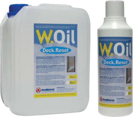 DECK RESET - antigrigio per decking da esterno, rimuove la patina grigia riportando il legno al suo colore LT1 Vermeister Casa e cucina/Detergenti e prodotti per la pulizia/Detergenti per la casa/Detergenti per pavimento Eternal Parquet - Ariano Irpino, Commerciovirtuoso.it