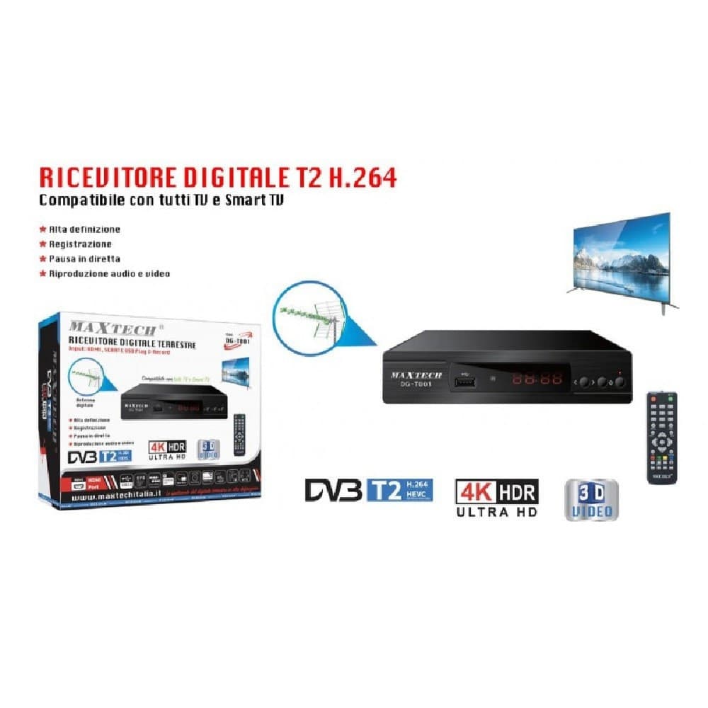 Decoder-Ricevitore-Digitale-Terrestre-Dvb-t-Scart-Usb-Epg-Pvr-Mpeg-Hdmi-Dg-t001