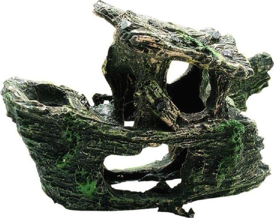 DECORAZIONE PER ACQUARIO RELITTO NAVE IMBARCAZIONE RESINA PESCI ACQUA ORNAMENTO