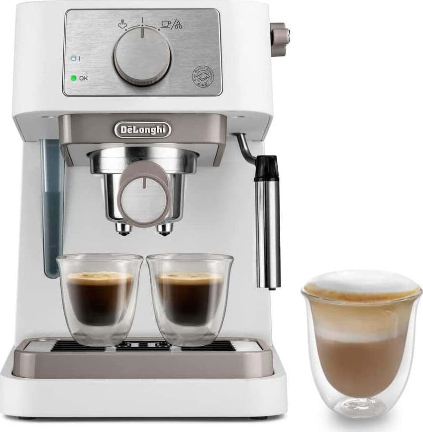 DeLonghi-Macchina-per-Espresso-Stilosa-Manuale-EC260.W-1Litro-Bianca