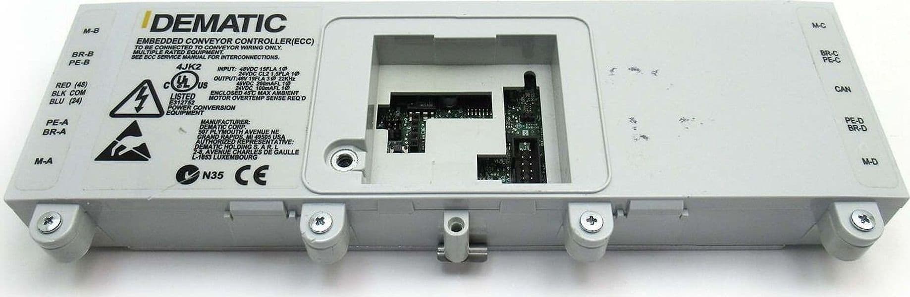 Dematic K041923BAA ECC Controller Trasportatore a Rulli motorizzato 48/24 VDC in Unità di controllo velocità motore 85cento.it - Potenza, commercioVirtuoso.it