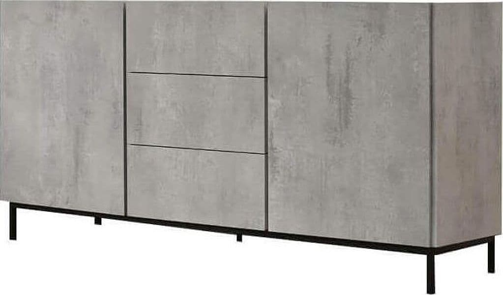 DEMETER---madia-moderna-con-ante-ammortizzate-cm-200-x-50-x-90-h-Cemento-Milani-Home