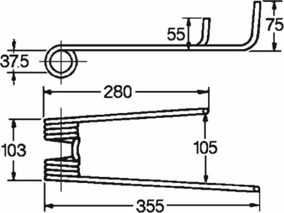 Dente girello dx adattabile Continental - Frandent 41003208L filo 9,5 Confezione da 1pz in Filo interdentale GardenStore - Novellara, commercioVirtuoso.it