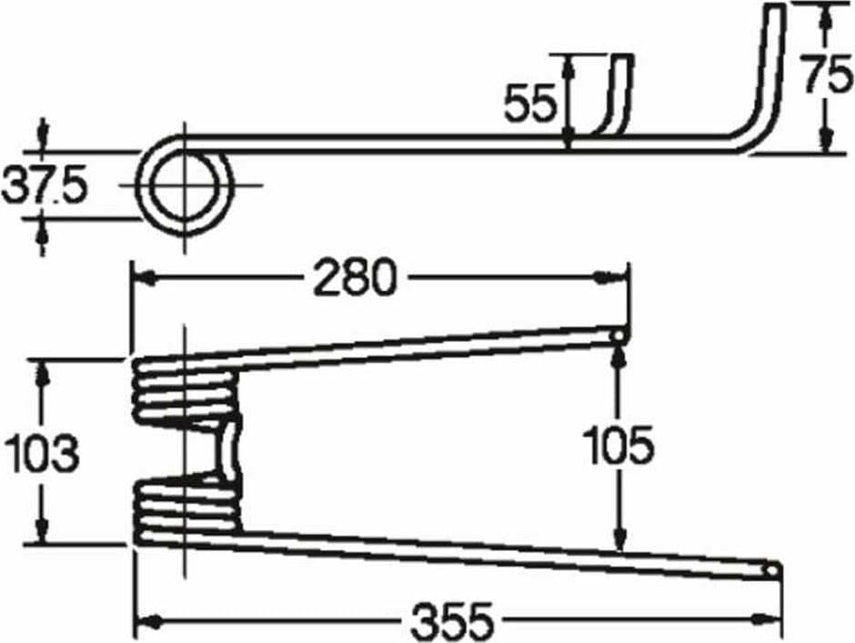 Dente girello dx adattabile Continental - Frandent 41003208L filo 9,5 Confezione da 1pz in Filo interdentale GardenStore - Novellara, commercioVirtuoso.it