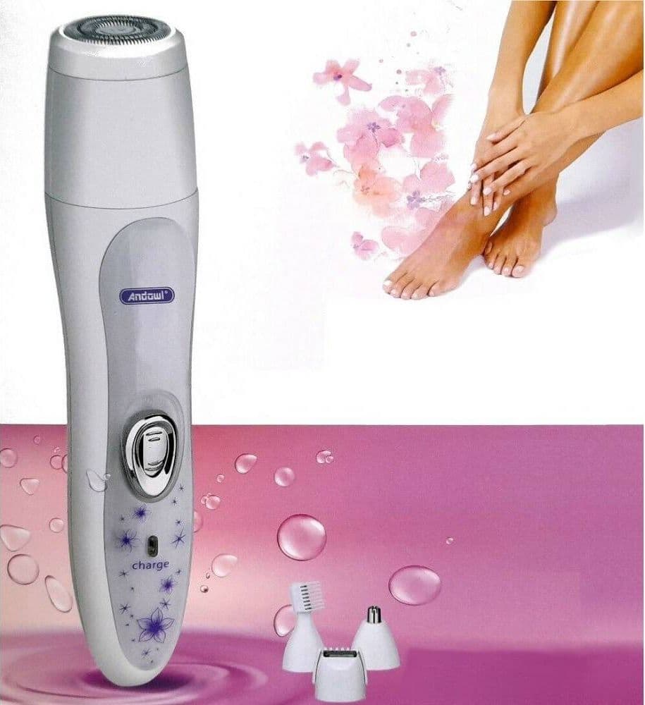 Depilatore Epilatore Rasoio 4 In 1 Sopracciglia Baffi Gambe Peli Donna Q-7812 Salute e Bellezza > Depilazione e rasatura > Epilatori Trade Shop italia - Napoli, Commerciovirtuoso.it