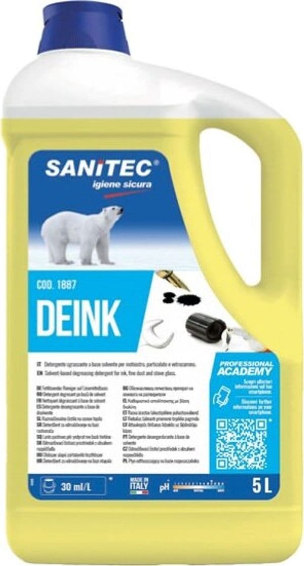 Detergente sgrassante Deink - 5 kg - Sanitec Casa e cucina/Detergenti e prodotti per la pulizia/Detergenti per la casa/Detergenti multiuso Eurocartuccia - Pavullo, Commerciovirtuoso.it