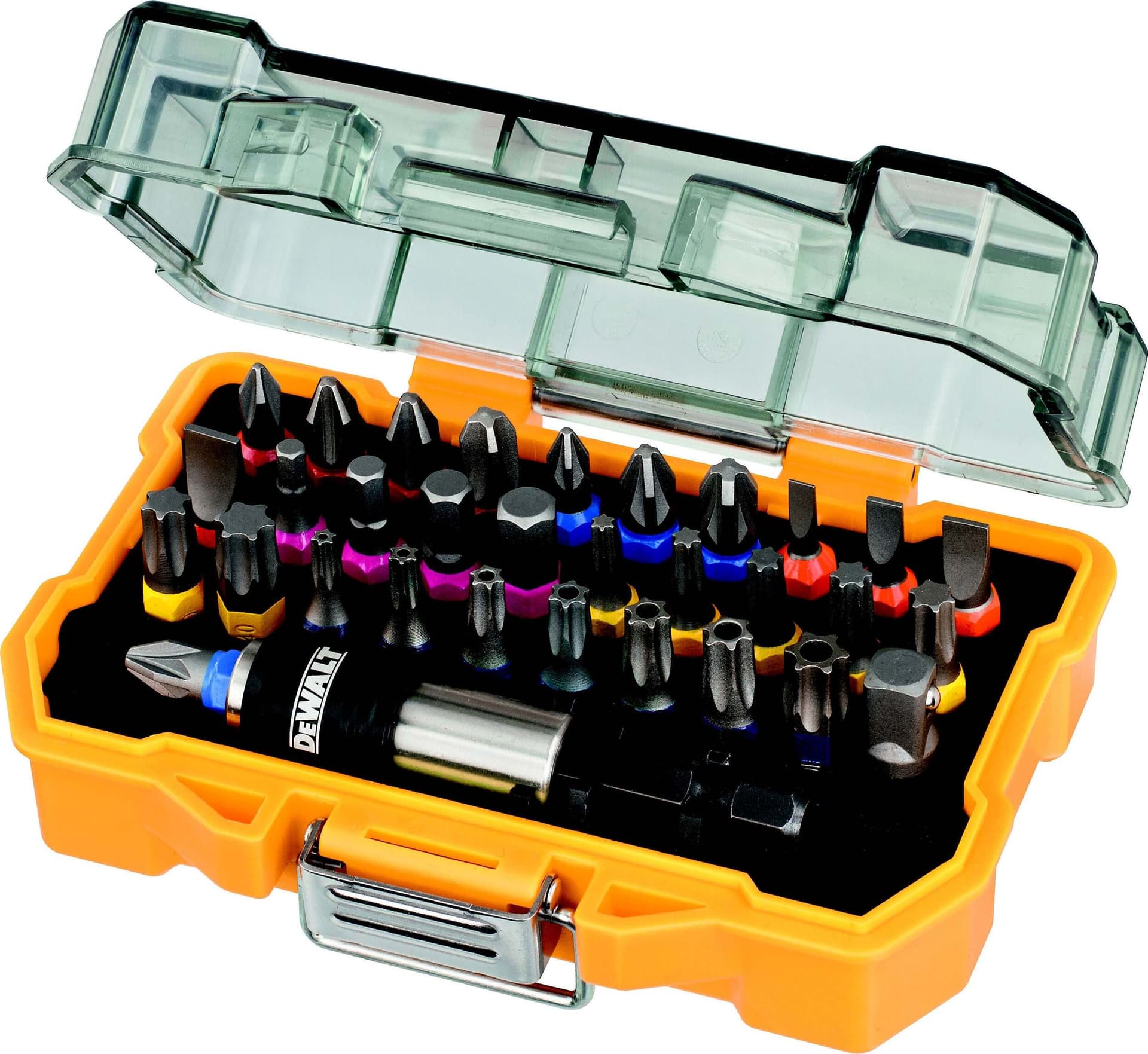Dewalt 32x Set Avvitatura Dt7969 Kit 32 Pezzi per Avvitare Con Portainserti E Raccordo Fai da te/Utensili elettrici e a mano/Accessori per utensili elettrici/Accessori per cacciavite/Set punte per cacciavite Ferus - Montoro, Commerciovirtuoso.it