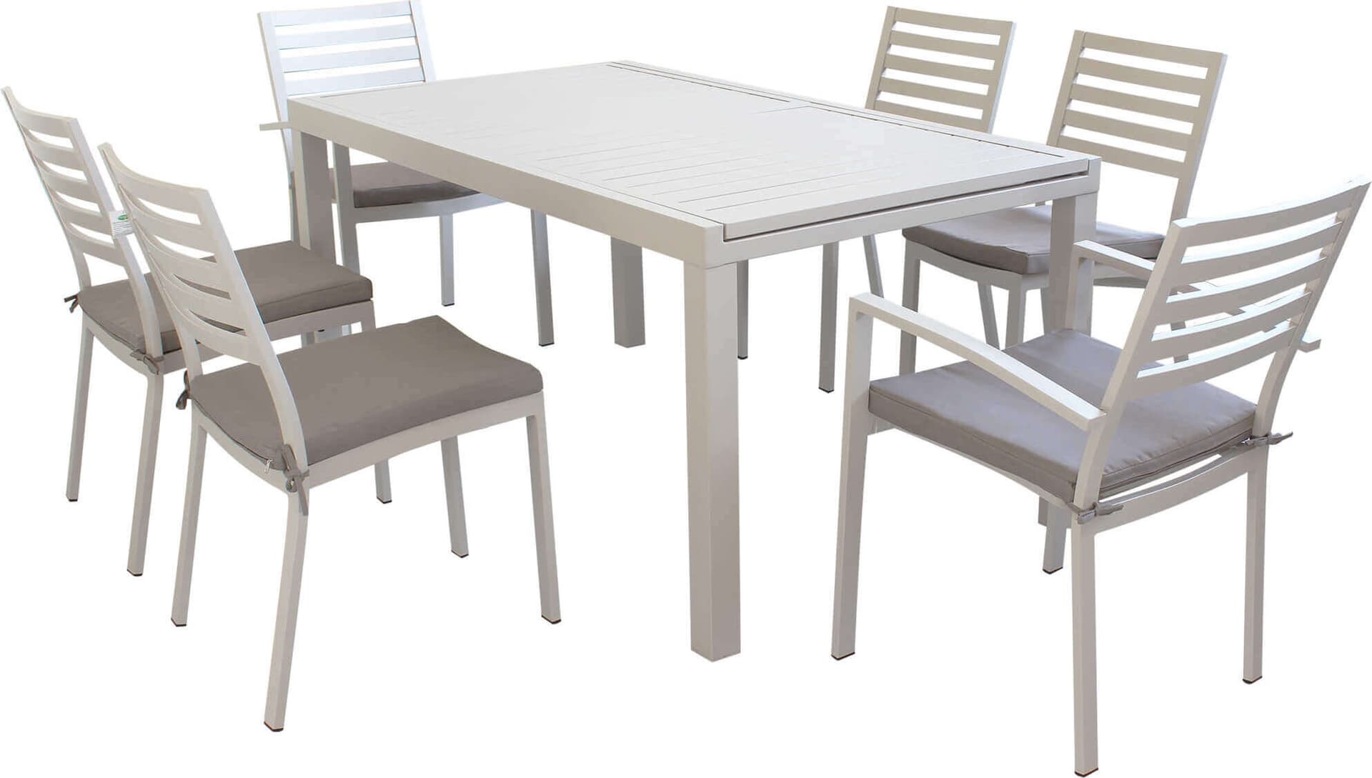 DEXTER---set-tavolo-da-giardino-allungabile-160/240x90-compreso-di-4-sedie-e-2-poltrone-in-alluminio-Tortora-Milani-Home