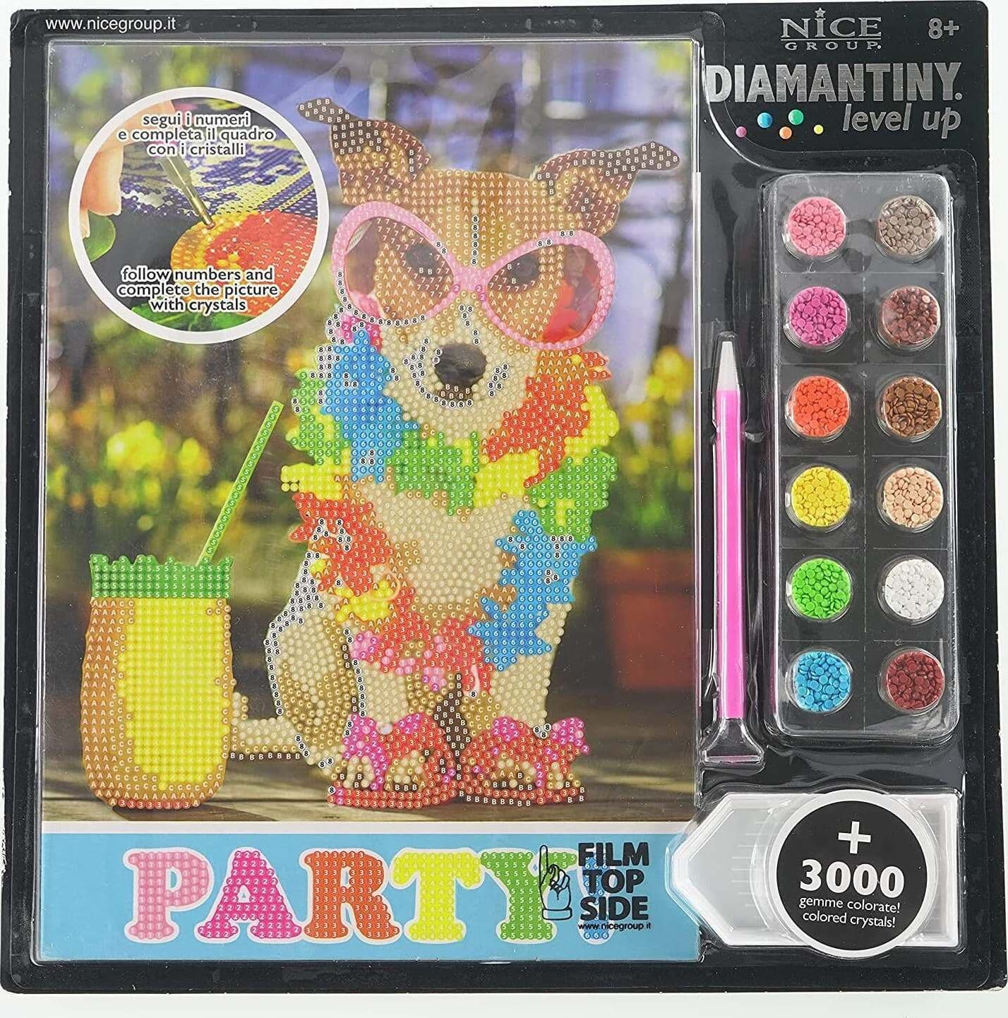 DIAMANTINY 96103 Level Up Diamond Painting Kit PETS - Party Nice
