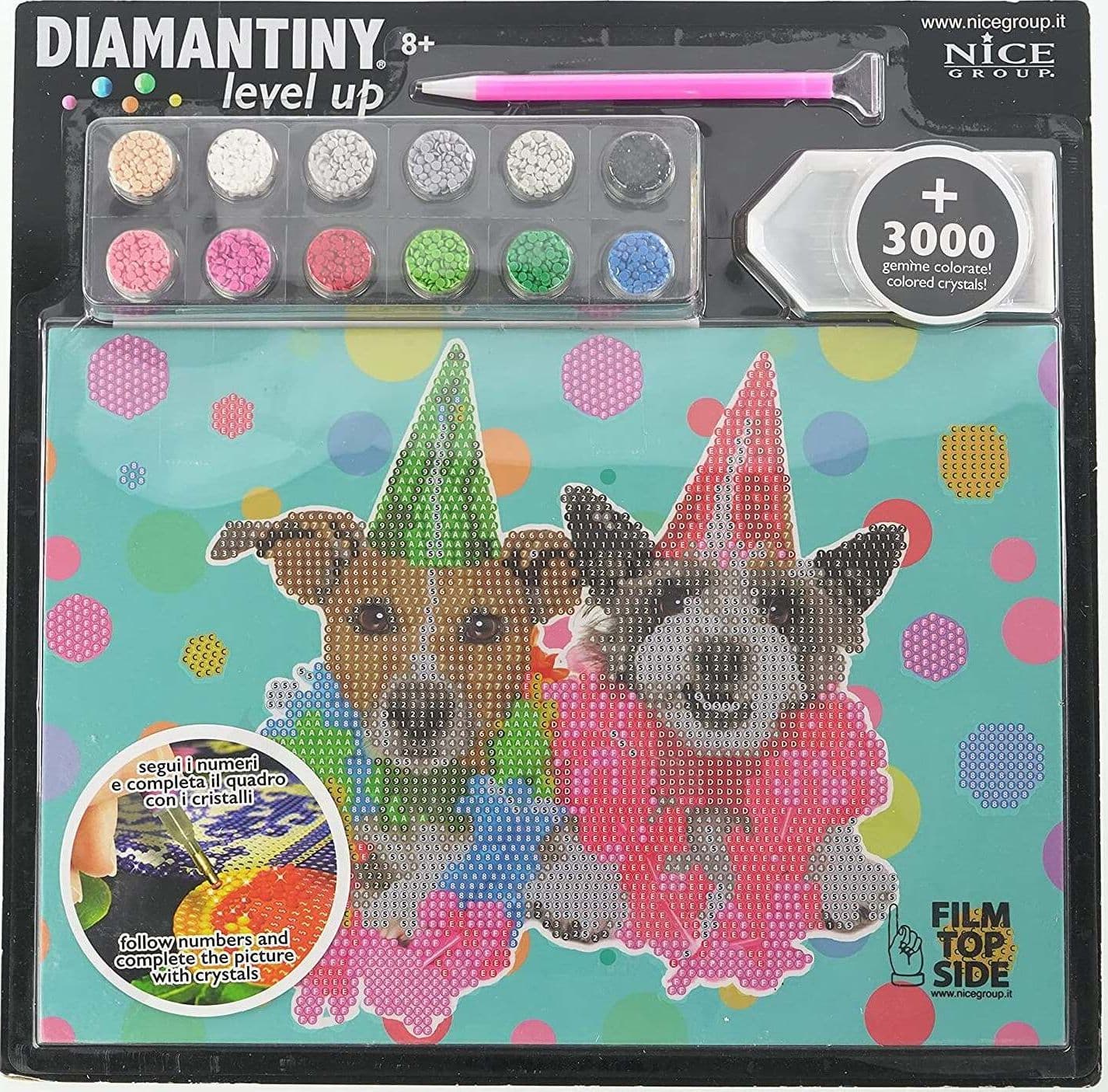 DIAMANTINY-96110-Level-Up-Diamond-Painting-Kit-PETS---Birthday-Nice