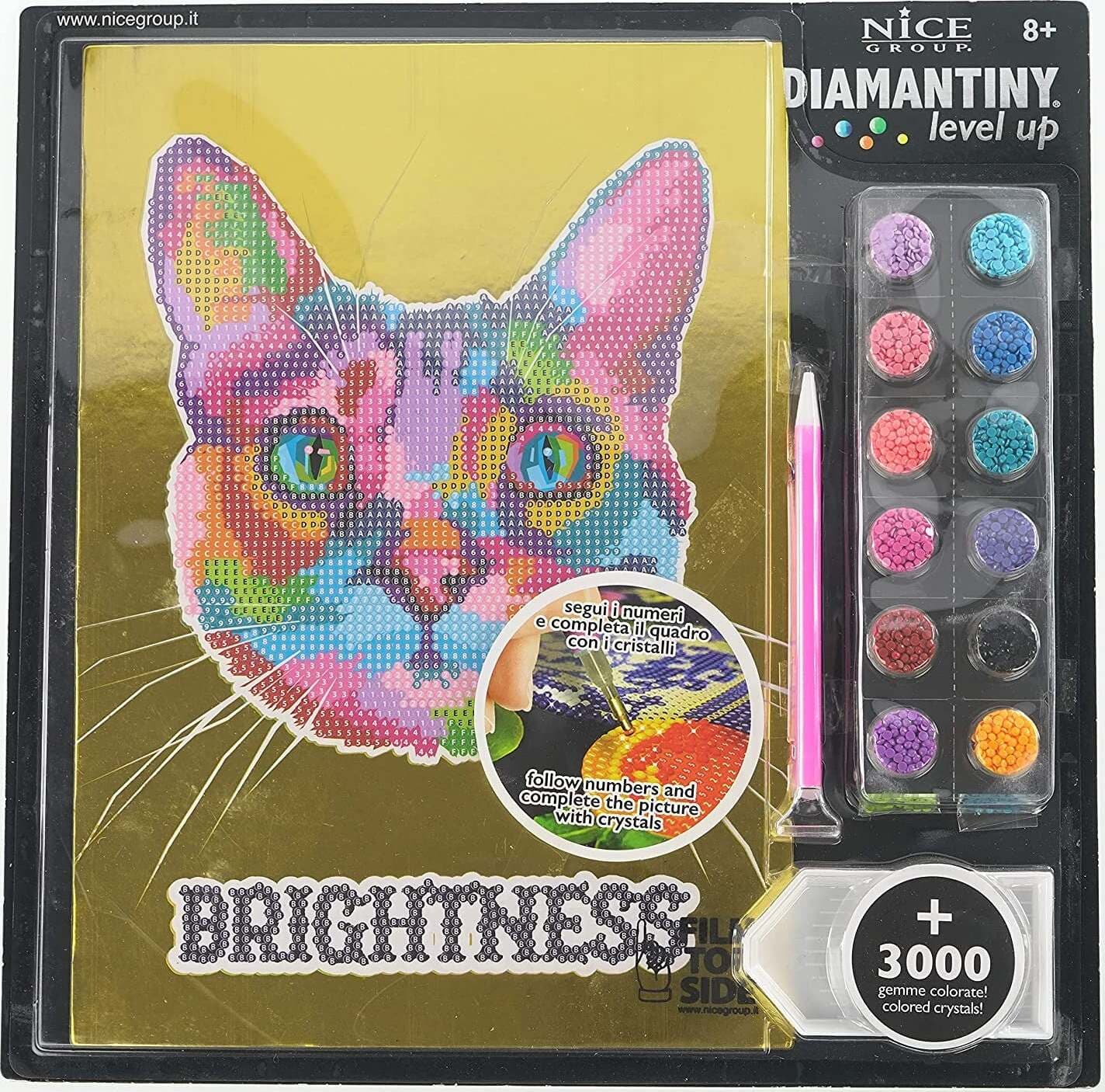 DIAMANTINY-Crystal-art-Level-Up-Pop-Gatto-Nice