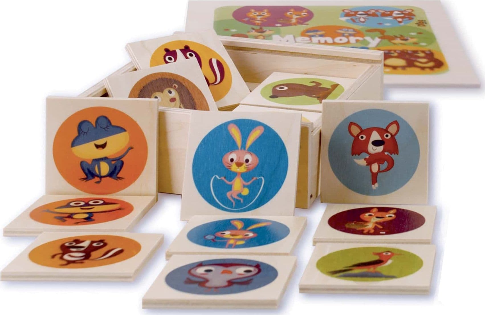 Dida - Memory Legno Il Bosco - Gioco Per Bambini 2+