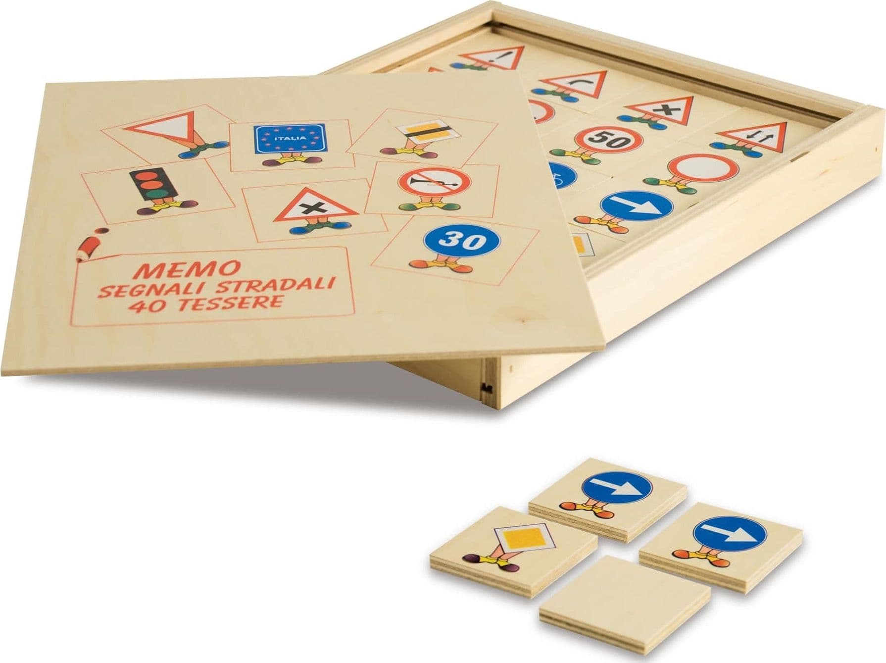Dida - Memory Legno Segnali Stradali - Gioco Per Bambini 3 + in Domino Dida - Ragusa, commercioVirtuoso.it