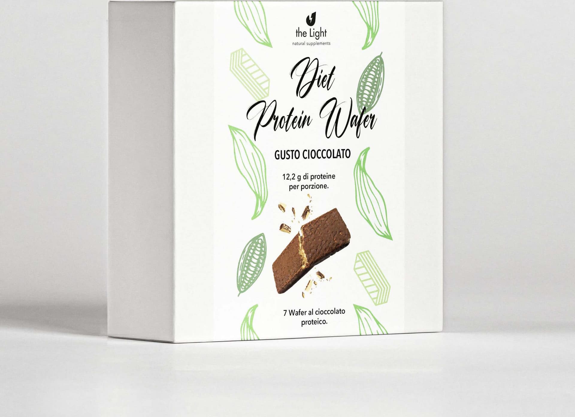 Diet Protein Wafer Proteici Confezione 7Pz. Wafer Dietetici Ricoperti Di Cioccolato Barrette Per Dieta Chetogenica Ad Alto Contenuto Di Proteine E Fibre Alimentari e cura della casa/Pasticceria e prodotti da forno/Biscotti/Wafer The Light Nutrition - Milano, Commerciovirtuoso.it