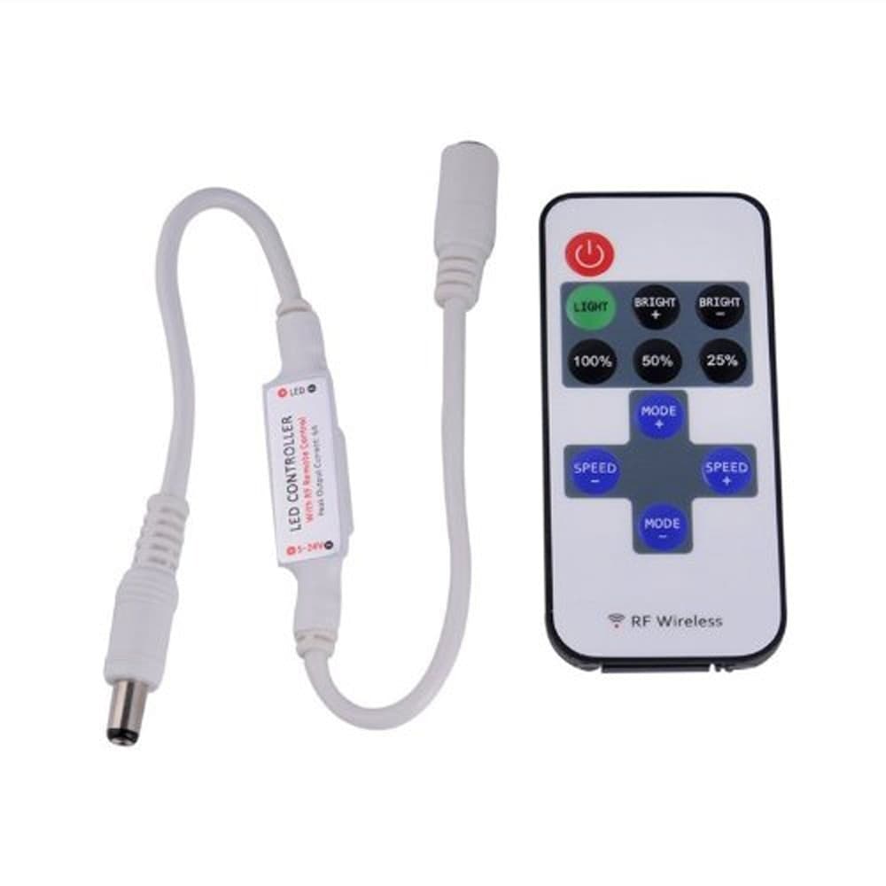 DIMMER 5V 12V 24v DIMMER CON TELECOMANDO strip led moduli led 3528 5050 5630 Fai da te/Materiale elettrico/Interruttori e dimmer/Dimmer Trade Shop italia - Napoli, Commerciovirtuoso.it