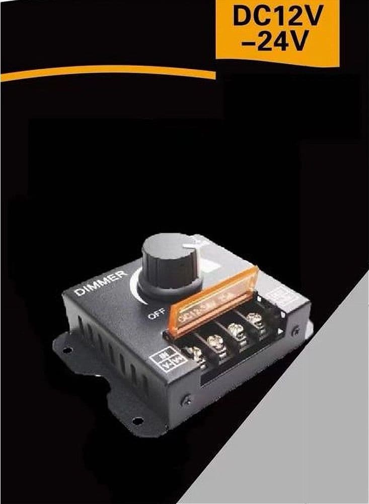 DIMMER PER LUCI LED MONOCOLORE INTERRUTTORE CONTROLLER MANOPOLA 12-24V DM-12-24V in Nastri LED Trade Shop italia - Napoli, commercioVirtuoso.it