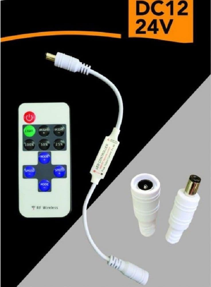 Dimmer-+-Telecomando-12/24v-Rf-Wireless-Controller-Striscia-Led-Monocolore-Rf-01