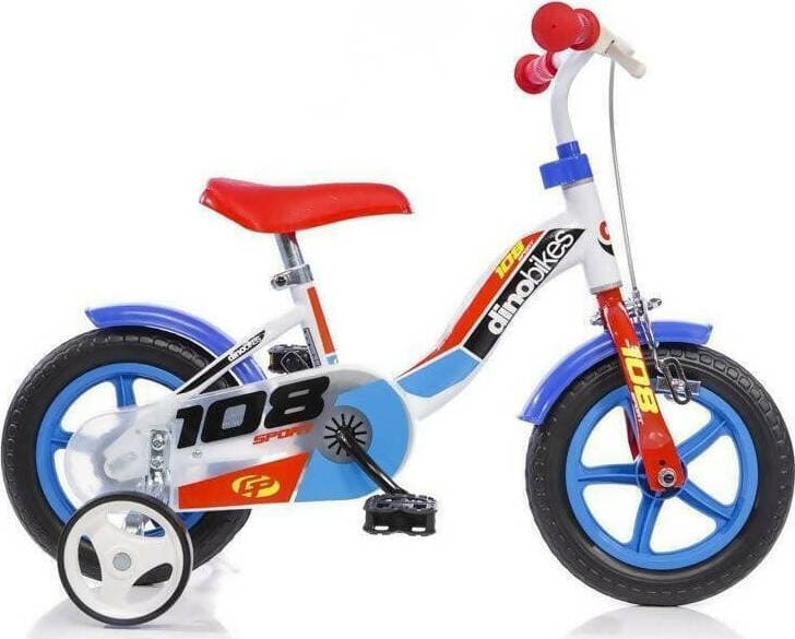 Dino Bikes Bicicletta Bambino Bambina 10 Pollici Rotelle Incluse + 2/4 Anni Bici Da Bimbo Bimba Giochi e giocattoli/Sport e giochi all'aperto/Biciclette e tricicli/Bici per bambini Mondo Bimbo - Bagnara Calabra, Commerciovirtuoso.it