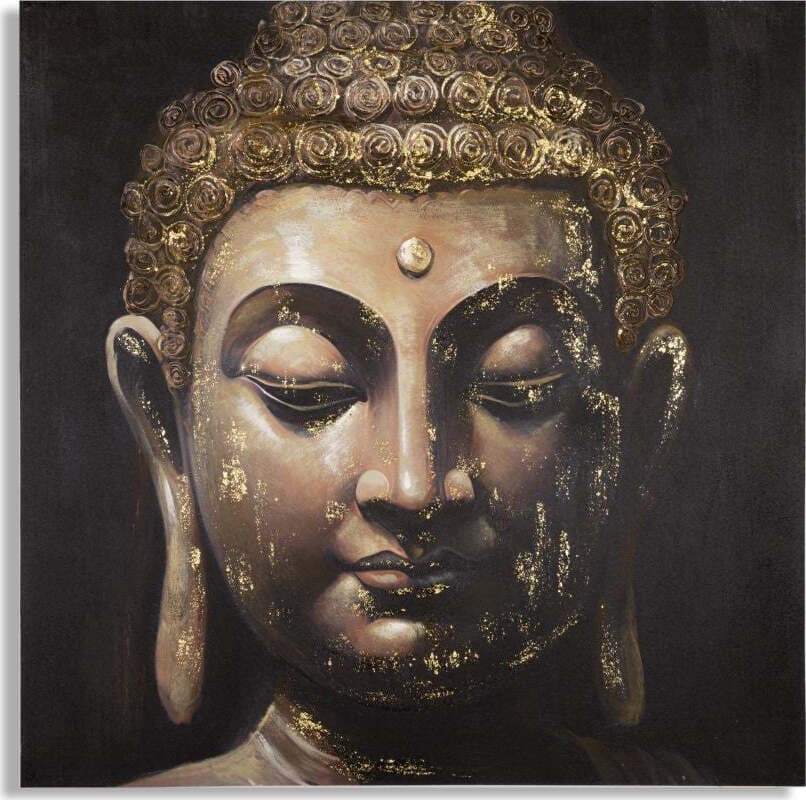 Dipinto-Su-Tela-Buddha--B--Cm-100X3X100