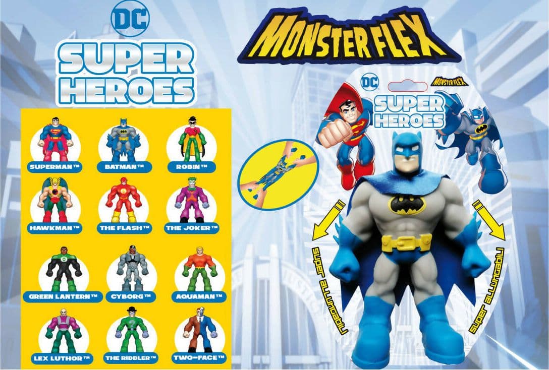 Diramix Dc Monster Flex Allungabili Super Heroes Supereroi Gioco per Bambini in Personaggi d'azione Cartoleria Deja Vu - Crotone, commercioVirtuoso.it
