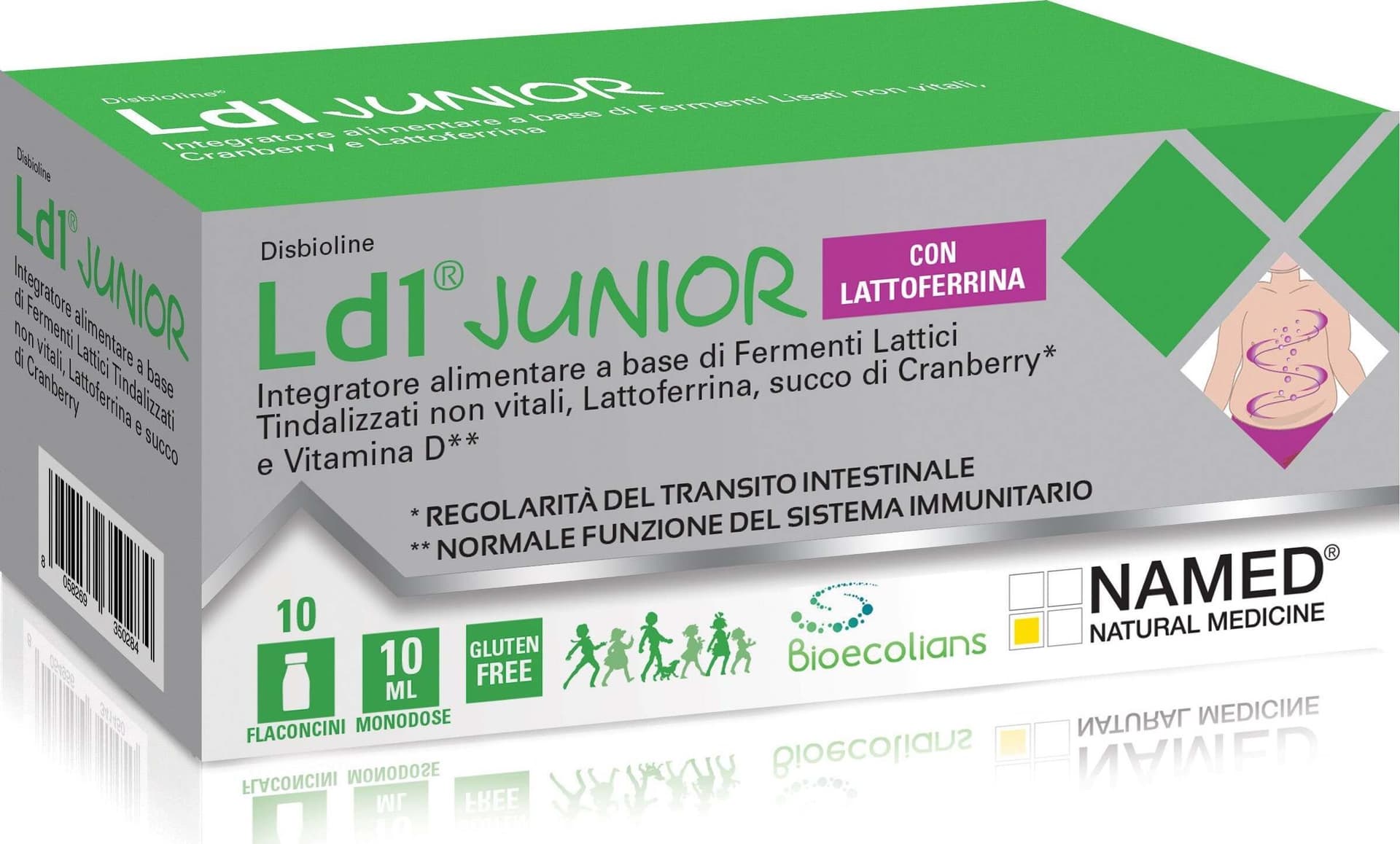 Disbioline-Ld1-junior-integratore-alimentare-10-flaconcini-Named