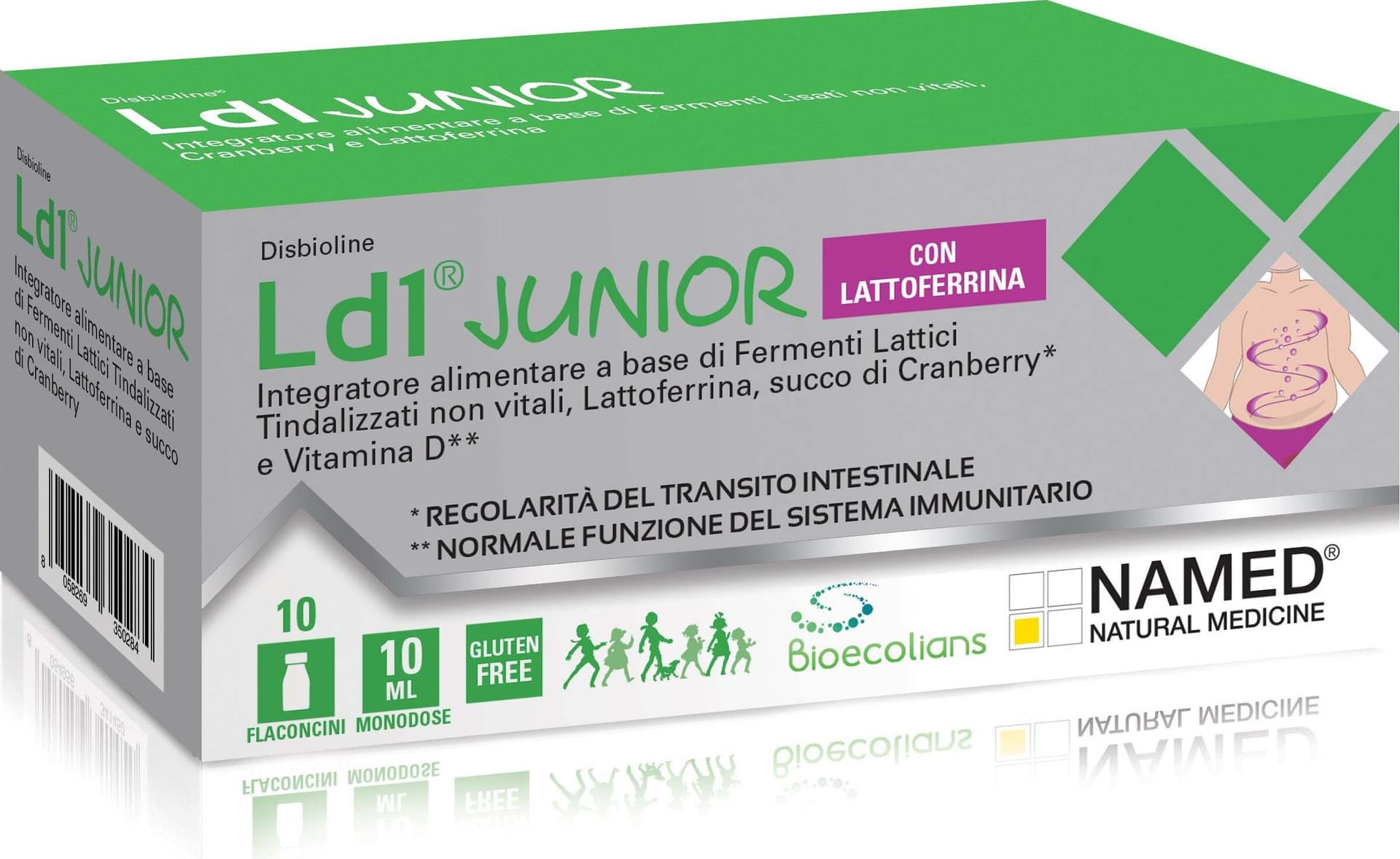 Disbioline-Ld1-junior-integratore-alimentare-10-flaconcini-Named