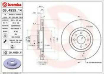 Dischi freni fiat stilo lancia lybra 2.4 anteriore Brembo in Dischi freni Givad Ricambi Auto - Milazzo, commercioVirtuoso.it