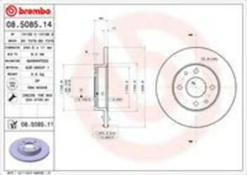 Dischi freno fiat punto 55 1993 anteriore Brembo in Dischi freni Givad Ricambi Auto - Milazzo, commercioVirtuoso.it