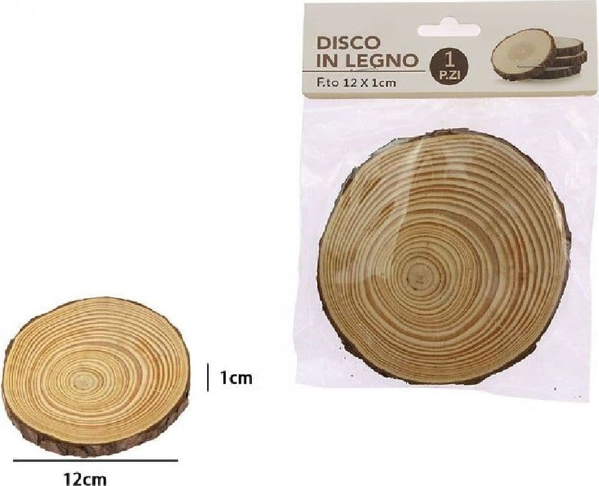 Disco Di Legno Base Tronco Decorativa Per Ornamento Casa 12 X 1 Cm Rotondo 72110 Casa, arredamento e bricolage > Decorazione della casa Trade Shop italia - Napoli, Commerciovirtuoso.it