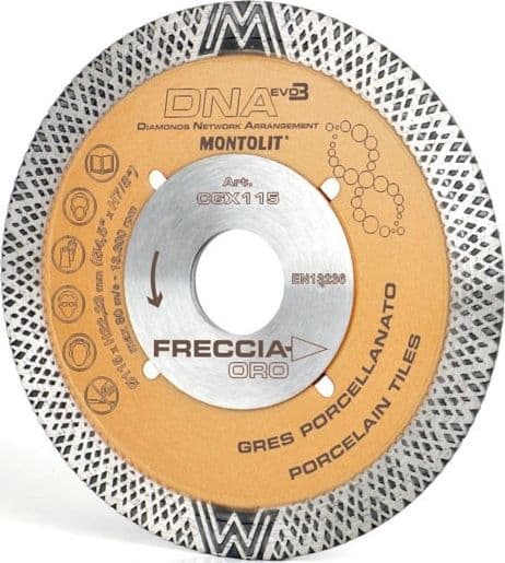 DISCO DIAMANTATO MONTOLIT DNA EVO3 CGX115 MM.115 CORONA CONTINUA FRECCIA ORO 802 Fai da te/Utensili elettrici e a mano/Accessori per utensili elettrici/Lame/Dischi diamantati Trade Shop italia - Napoli, Commerciovirtuoso.it