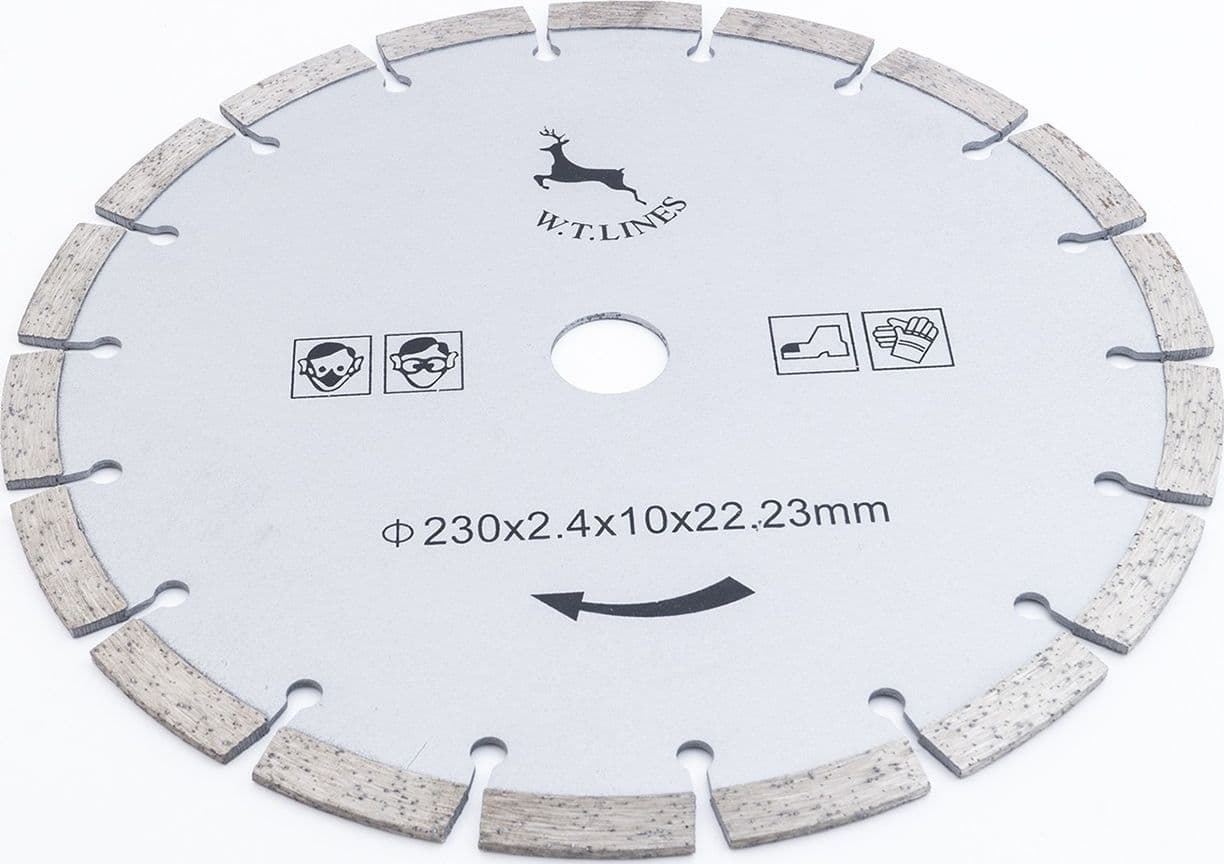 DISCO DIAMANTATO TAGLIO MARMO CEMENTO MATTONI PIETRA SEGA CIRCOLARE Ø230mm Fai da te/Utensili elettrici e a mano/Accessori per utensili elettrici/Lame/Dischi diamantati Trade Shop italia - Napoli, Commerciovirtuoso.it