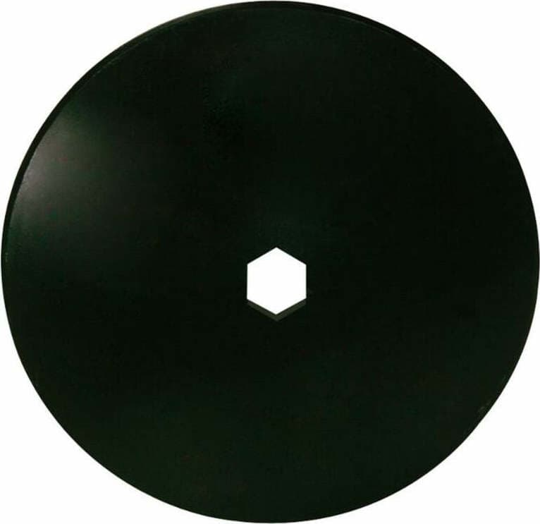 Disco frangizolle liscio Ø 560mm sp. 4,5mm con foro esagonale da 92mm in GardenStore - Novellara, commercioVirtuoso.it